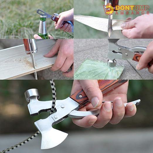 15 in 1 Multifunction Claw Hammer and Plier, Screw drivers, knives, Perfect of Everyday use.