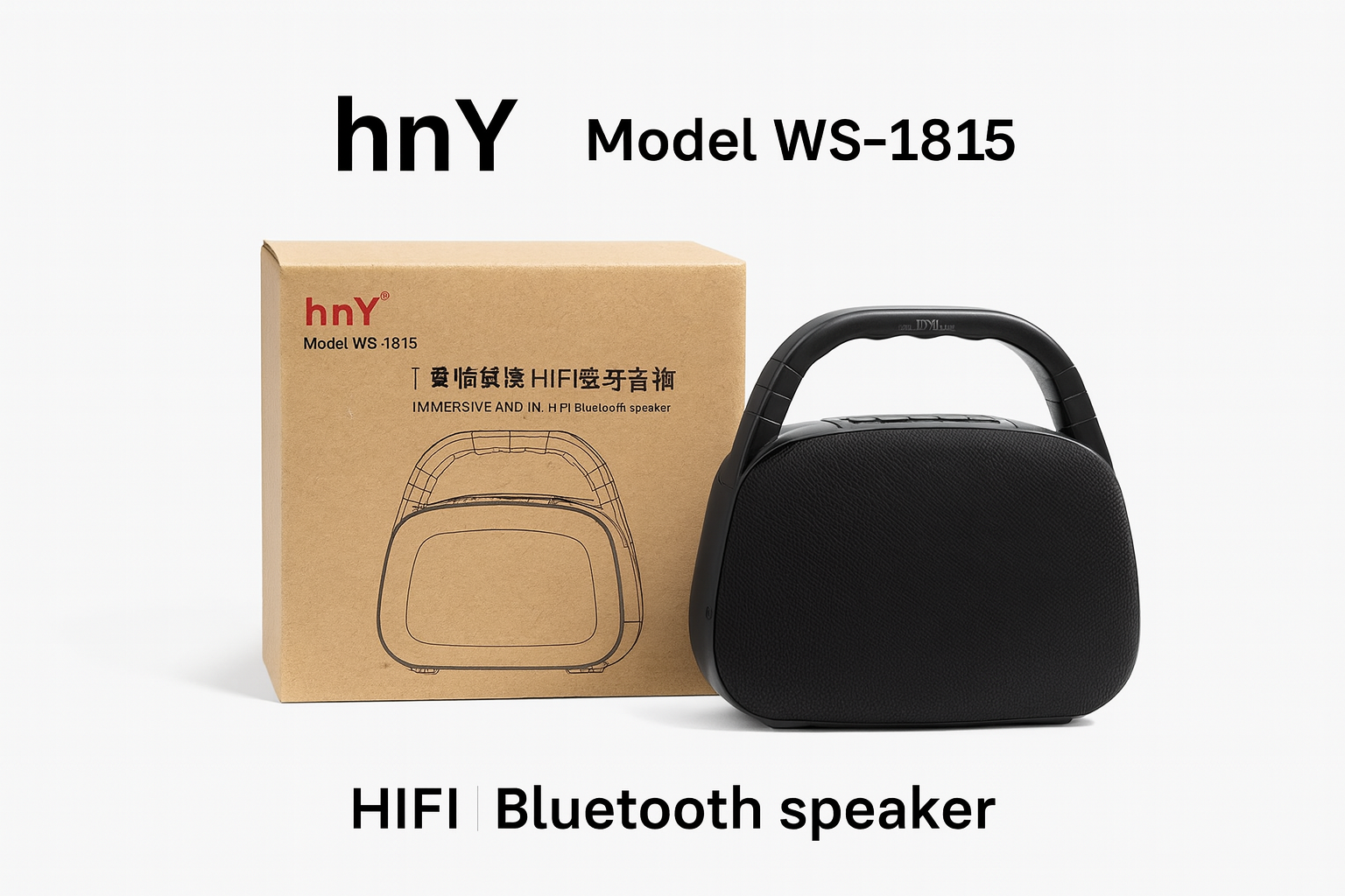 "hnY WS-1815 HiFi Portable Bluetooth Speaker – Immersive Sound & Wireless Connectivity"