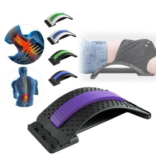 "Back Stretcher Lumbar Support – Spine Pain Relief & Posture Corrector"