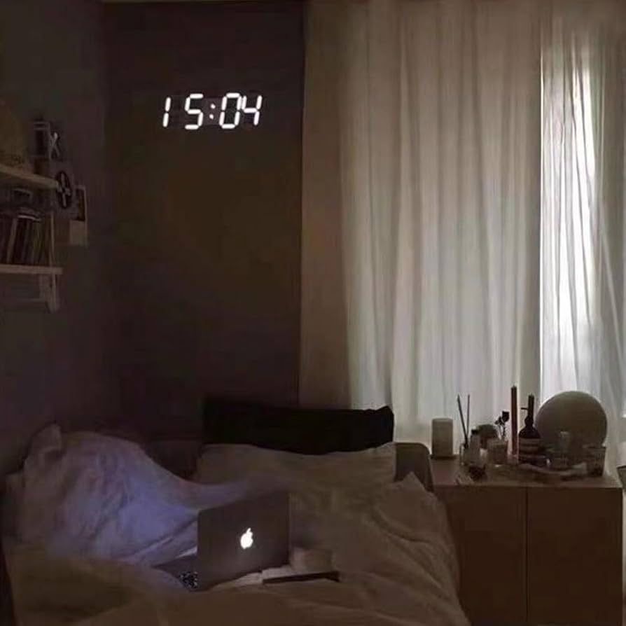 "Modern 3D LED Wall Clock – Digital Large Display, Stylish Home & Office Decor"